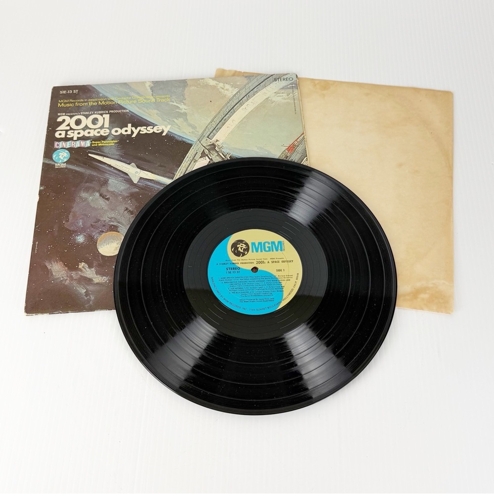 Vintage MGM 2001 A Space Odyssey Soundtrack Vinyl Record LP